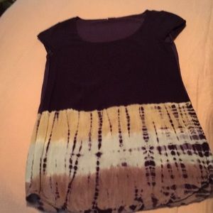 Splendid tied die t-shirt